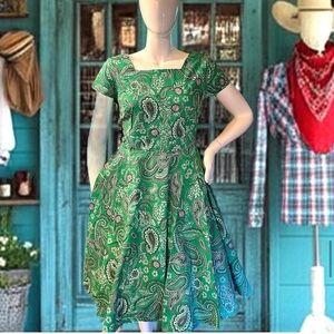 Unique Vintage Magnolia Place Bandana Dress NWT 3X